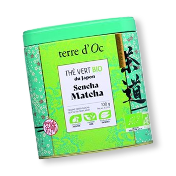 Cha-Verde-Biologico-Terre-d-Oc-Sencha-e-Matcha-Alimentacao-e-Bebidas-Chas-e-tisanas
