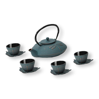 Servico-de-Cha-Akitsu-em-Ferro-Fundido-Nature-et-Decouverte-Acessorios-Cafes-e-cha-Tacas-e-canecas